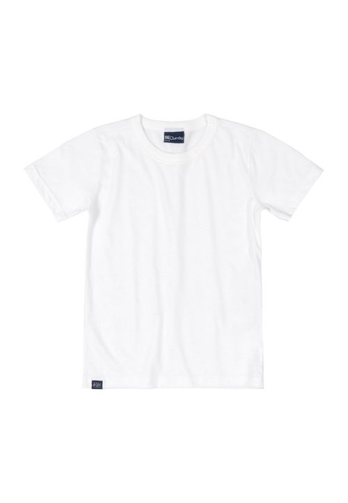 Camiseta Infantil Básica (Branco) Quimby