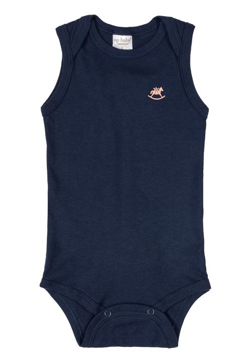 Body Regata Básico Suedine (Azul) Up Baby