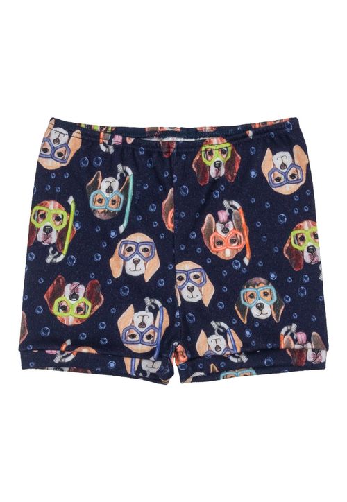 Short Estampa Digital para Menino (Azul) Up Baby