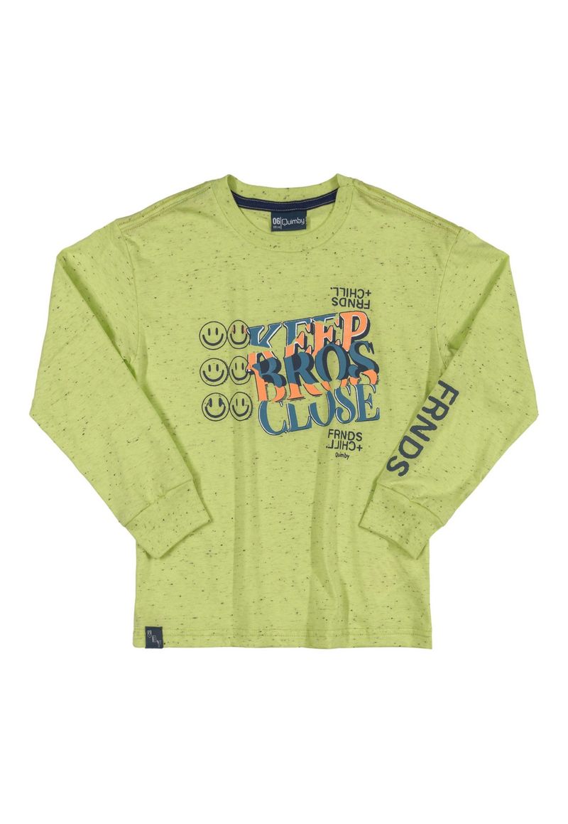 Quimby---Camiseta-Menino-Manga-Longa-Verde