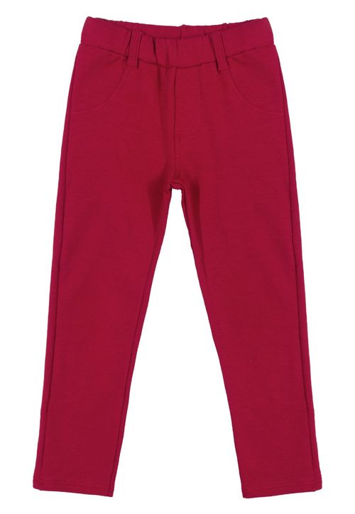 Calça Básica em Molecotton (Vermelho) Up Baby