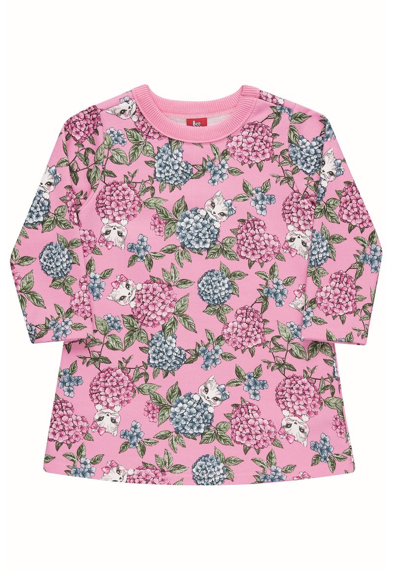 Bee-Loop---Vestido-Manga-Longa-Bebe-Rosa