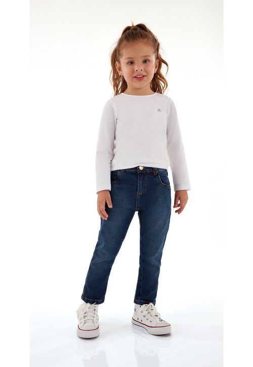 Calça Jeans Menina (Azul) Up Baby