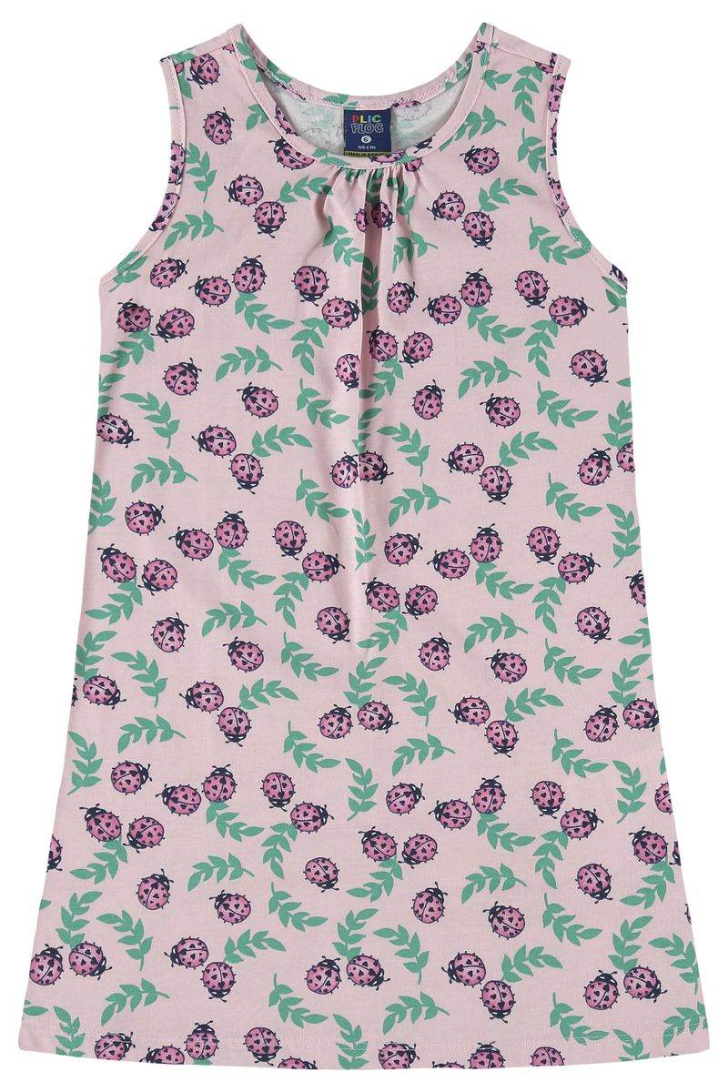 Vestido-Infantil-Feminino-Estampado--Rosa-Claro--Plic-Ploc