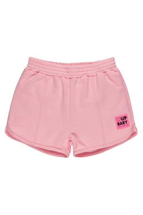 Shorts Moletom Básico Infantil (Rosa) Up Baby