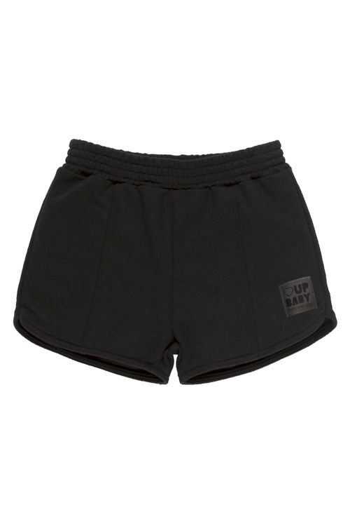 Shorts Moletom Básico Infantil (Preto) Up Baby