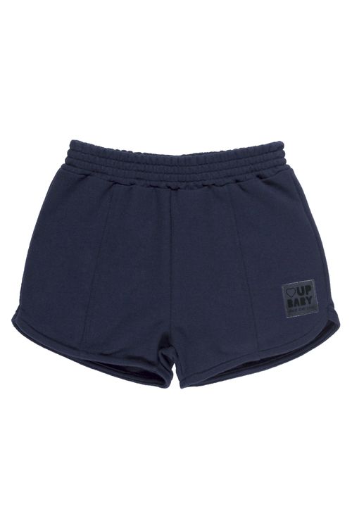 Shorts Moletom Básico Infantil (Azul) Up Baby