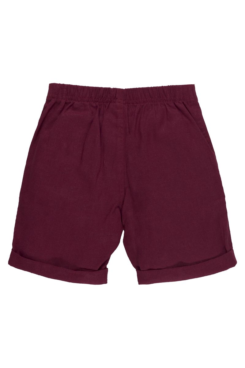 Up-Baby---Bermuda-Basica-em-Linho-Menino-Vermelho