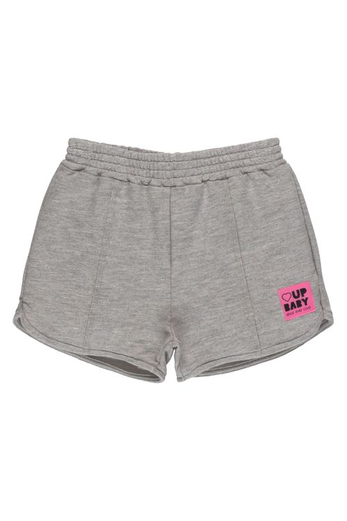 Shorts Moletom Básico Infantil (Cinza) Up Baby