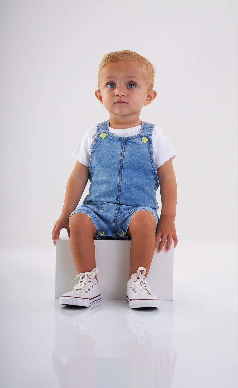 Up-Baby---Jardineira-Jeans-Infantil-Unissex-Azul