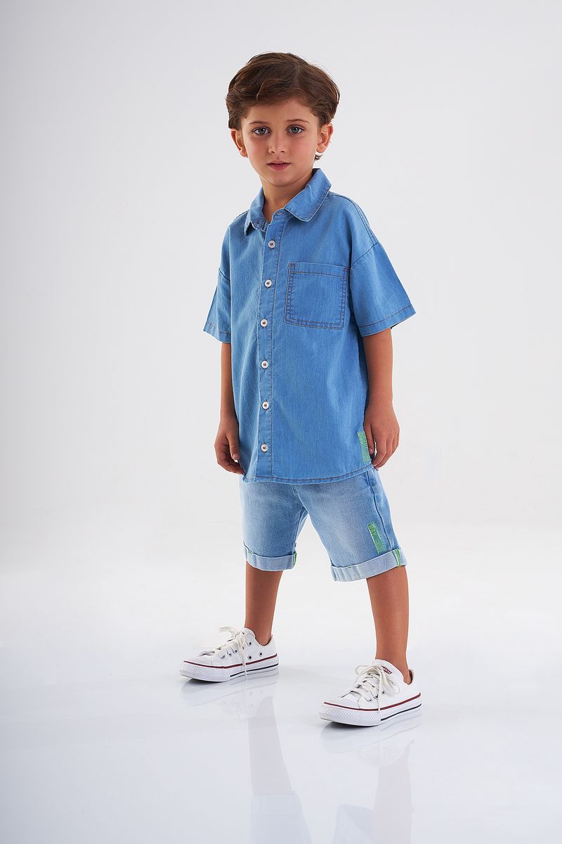 Camisa-Jeans-Menino-Infantil--Azul--Up-Baby