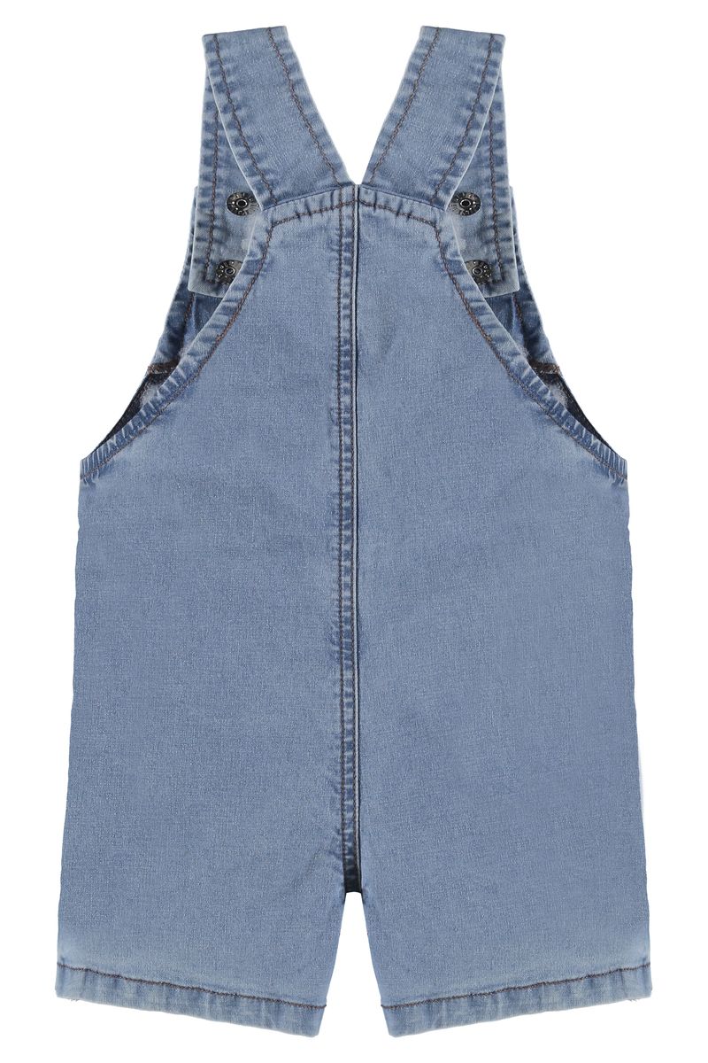 Up-Baby---Jardineira-Jeans-Infantil-Unissex-Azul