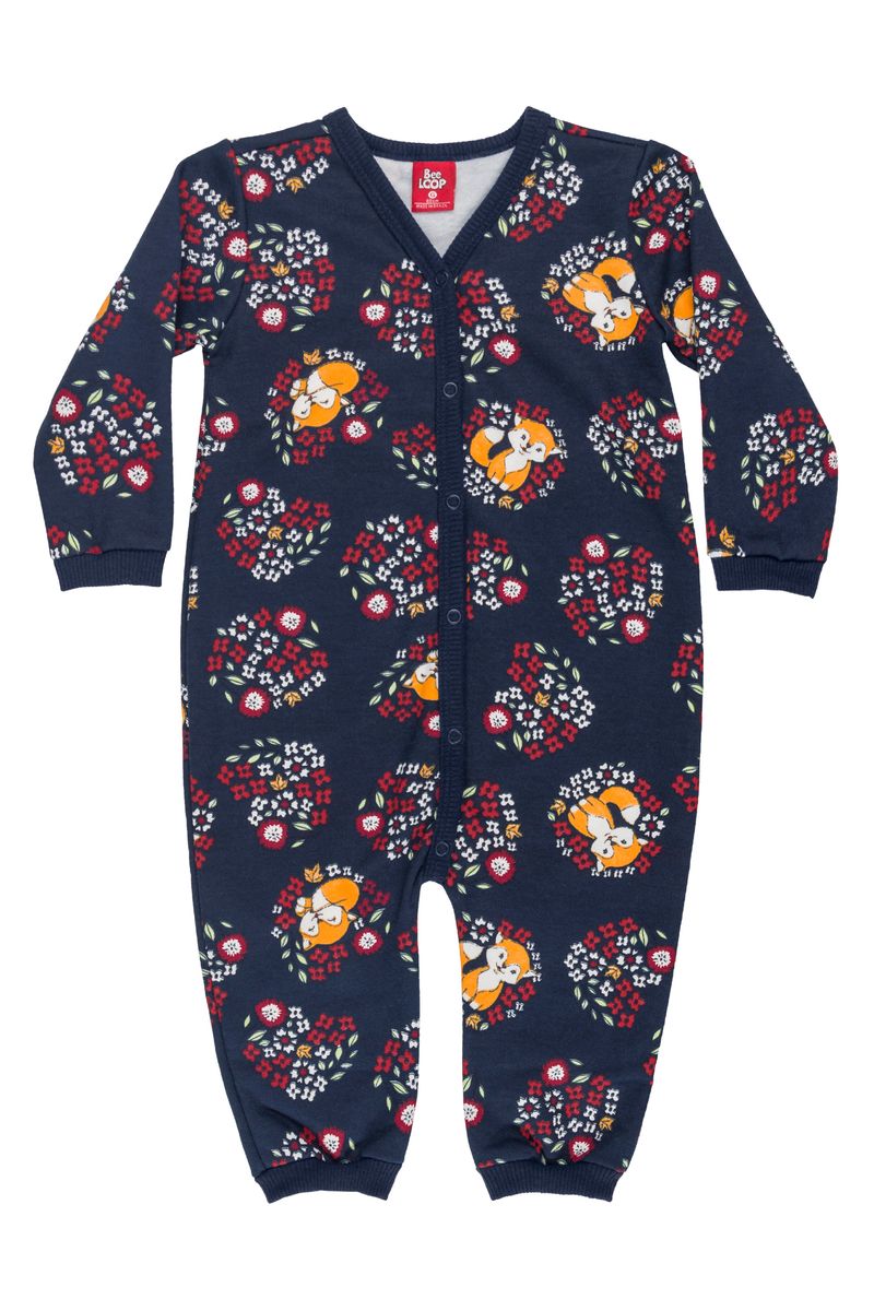 Bee-Loop---Macacao-Longo-em-Moletom-para-Bebe-Azul