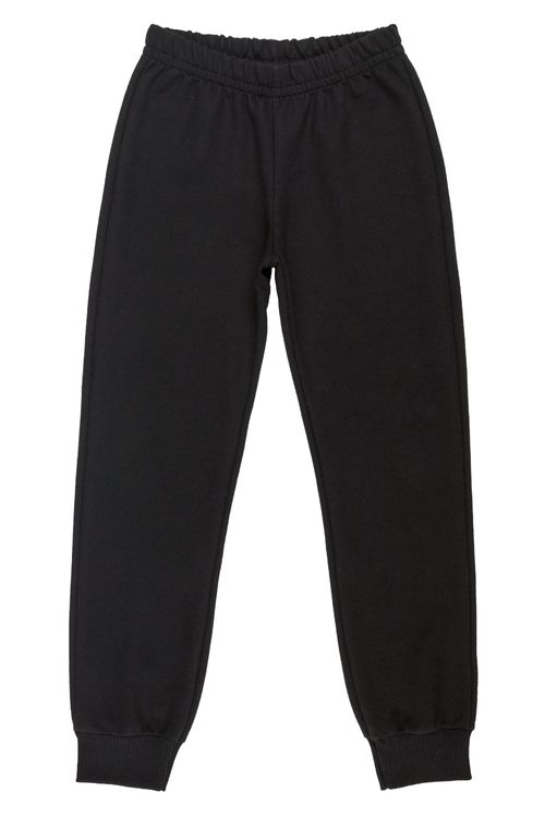Calça de Moletom Infantil Feminina (Preto) Bee Loop