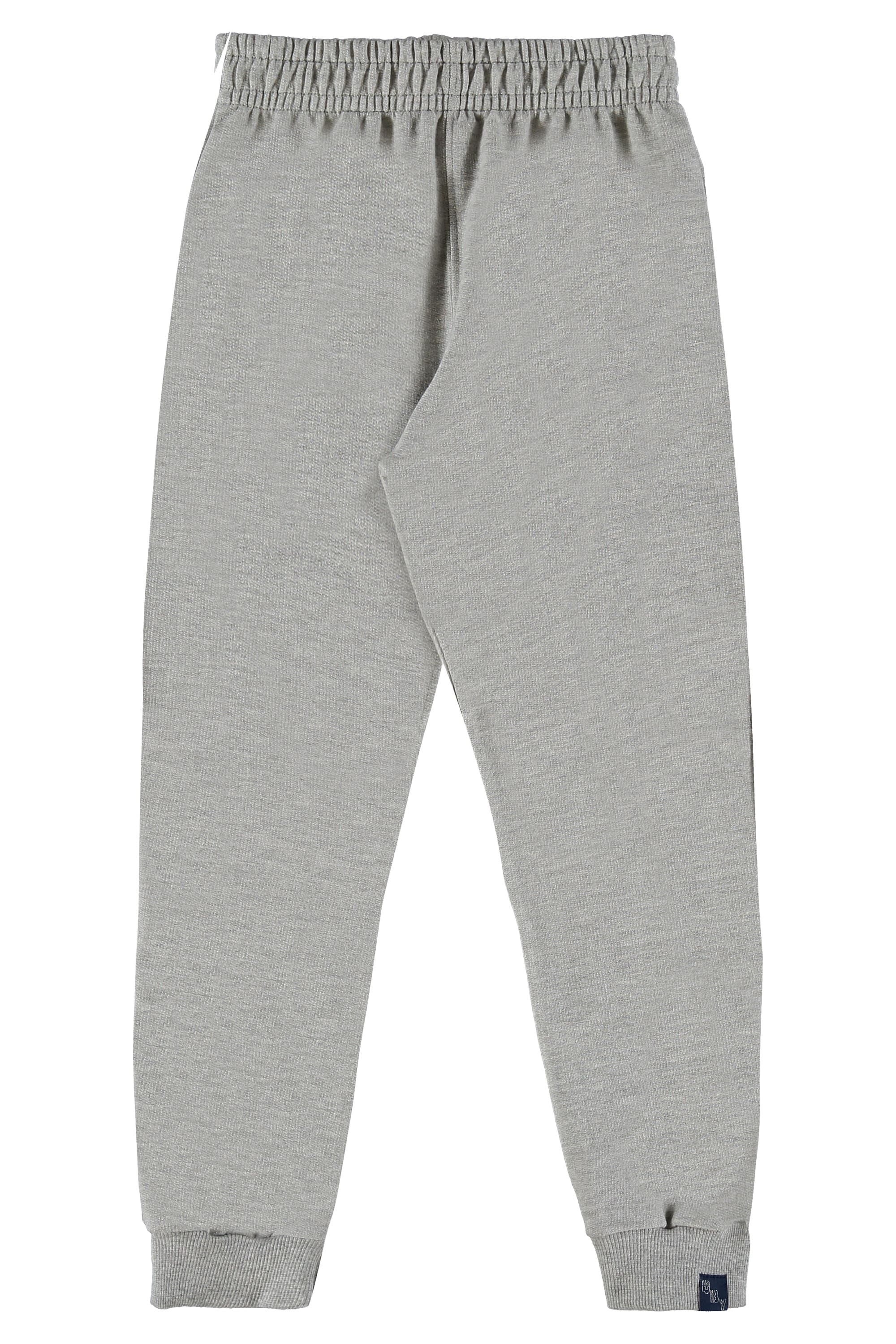 Calça Básica em Moletom Infantil (Cinza) Quimby