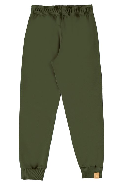 Calça Básica em Moletom Infantil (Verde) Quimby