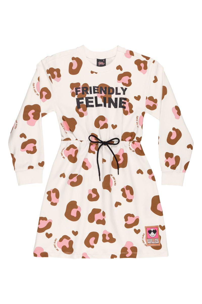 Gloss---Vestido-Manga-Longa-Infantil-em-Molecotton-Bege