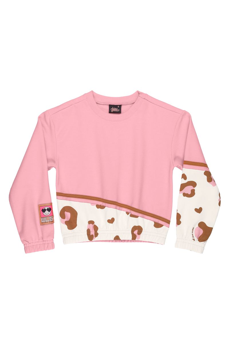 Gloss---Conjunto-Feminino-com-Blusao-em-Moletom-e-Calca-em-Molecotton-Infantil-Rosa