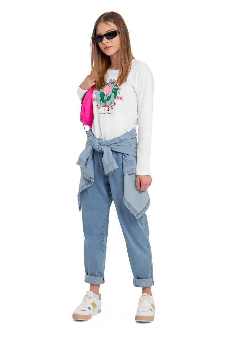Gloss---Blusa-Infantil-Little-Paradise-Of-Love-em-Meia-Malha-Branco