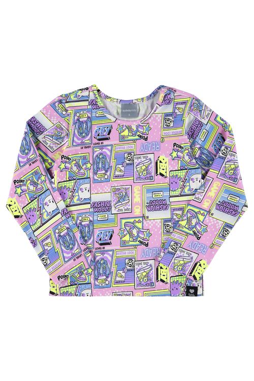 Blusa Manga Longa Infantil (Rosa Claro) Quimby