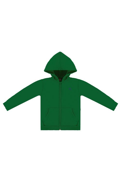 Jaqueta Básica em Moletom Infantil Masculina (Verde) Up Baby