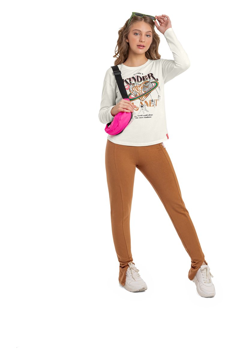 Gloss---Blusa-Alongada-em-Meia-Malha-Juvenil-para-Menina-Bege