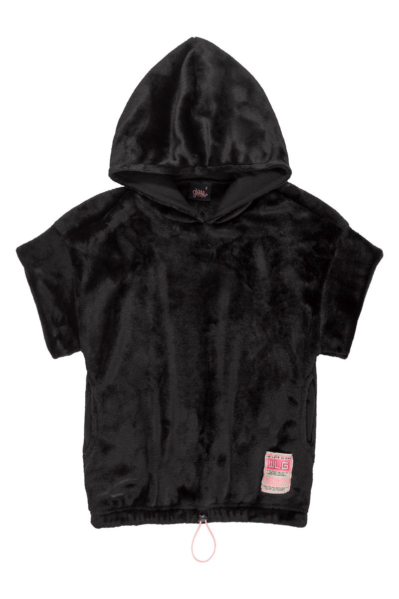 Gloss---Colete-Oversize-em-Fleece-Infantil-Feminino-Preto