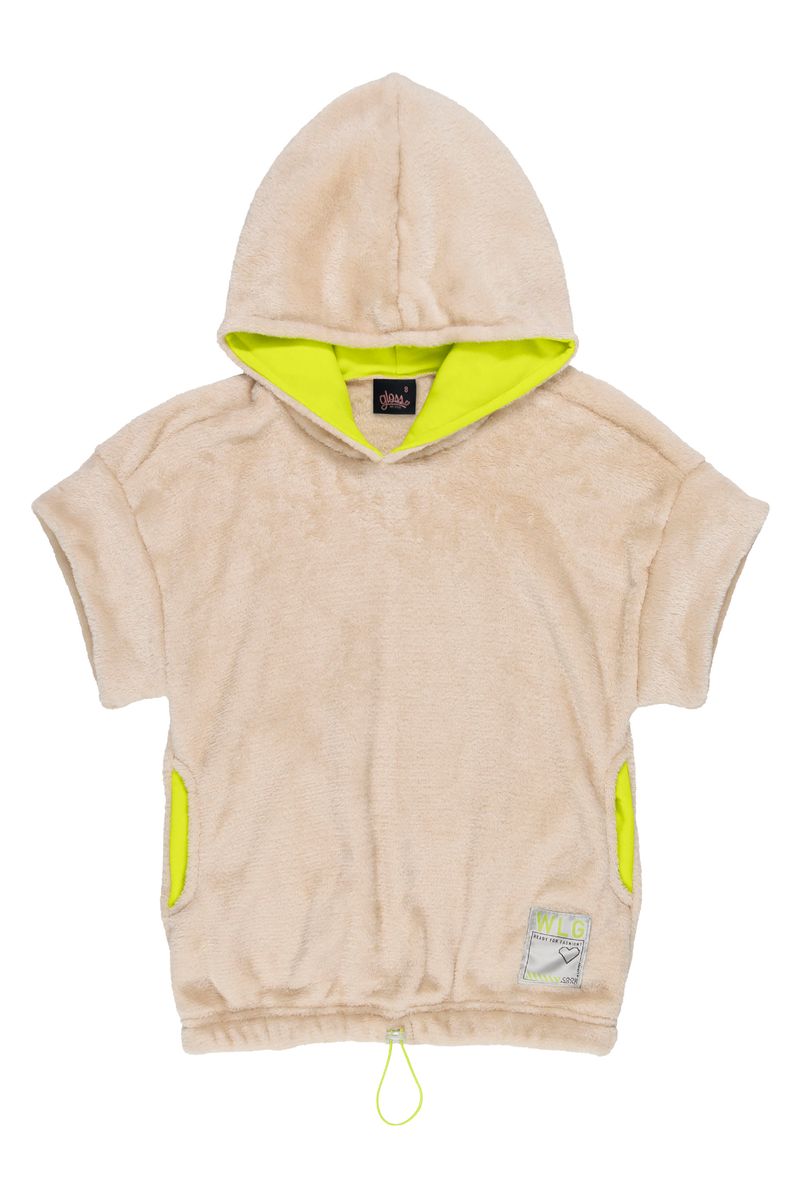 Gloss---Colete-Oversize-em-Fleece-Infantil-Feminino-Bege