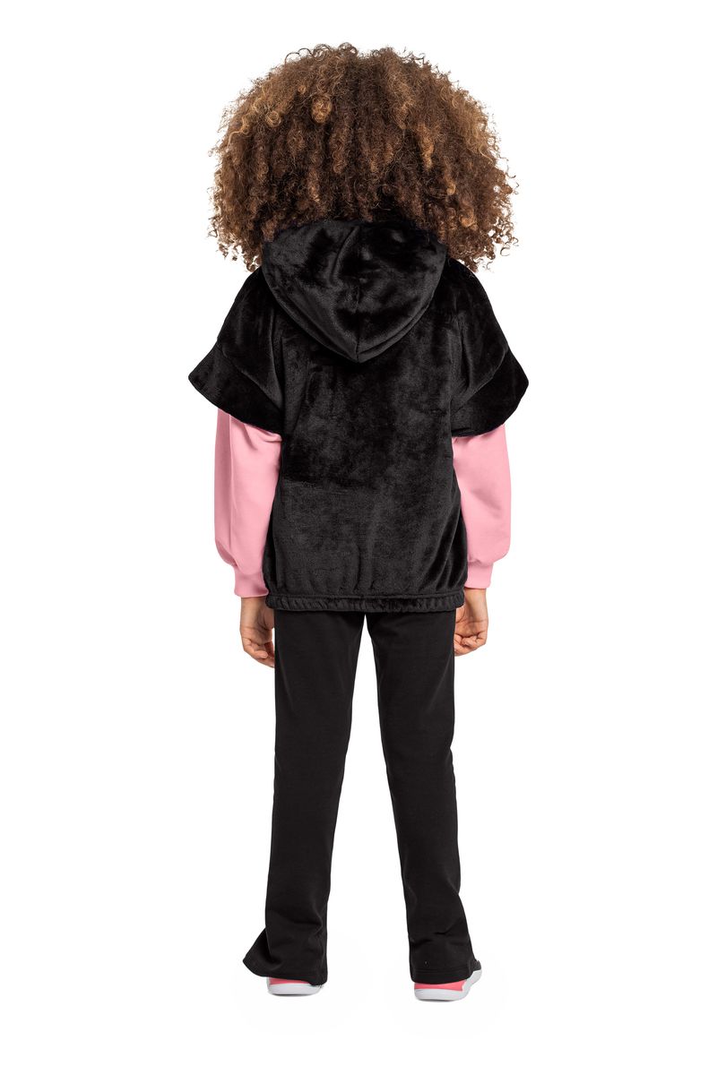 Gloss---Colete-Oversize-em-Fleece-Infantil-Feminino-Preto
