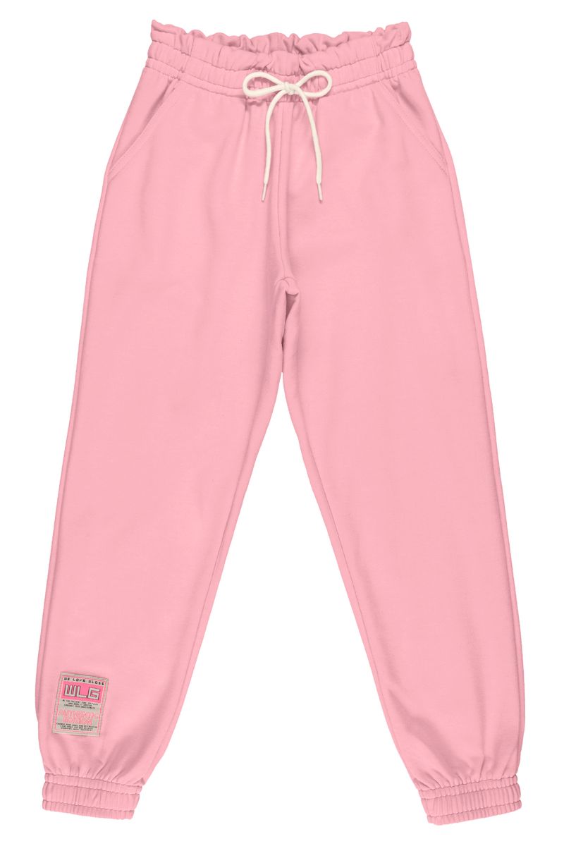 Gloss---Calca-Clochard-em-Moletom-Juvenil-para-Menina-Rosa