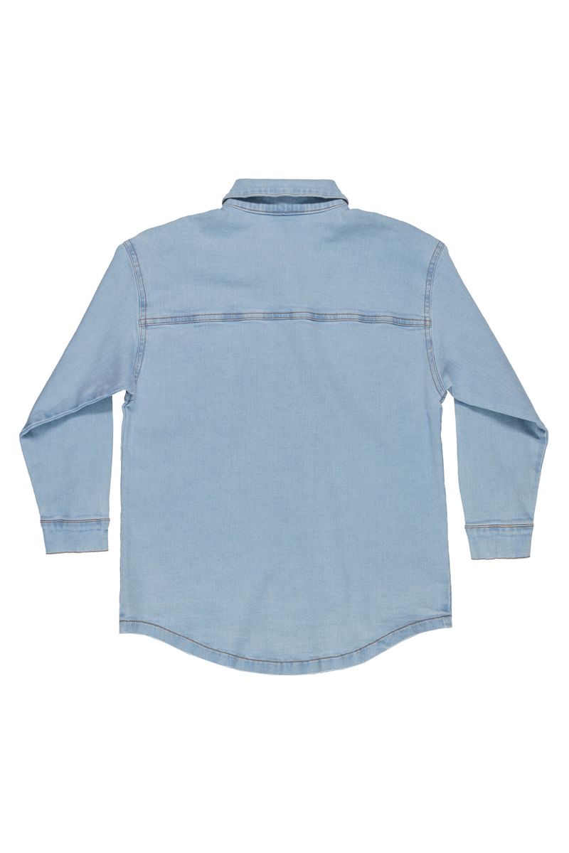 Gloss---Camisao-Manga-Longa-Oversize-em-Jeans-Juvenil-Azul