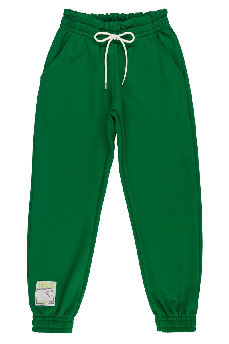 Gloss---Calca-Clochard-em-Moletom-Juvenil-para-Menina-Verde