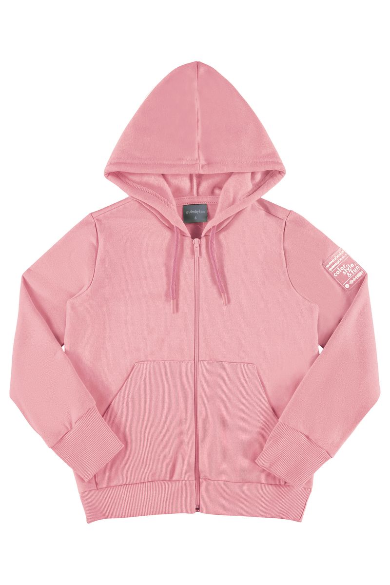 Quimby---Jaqueta-Basica-Unissex-Infantil-Rosa