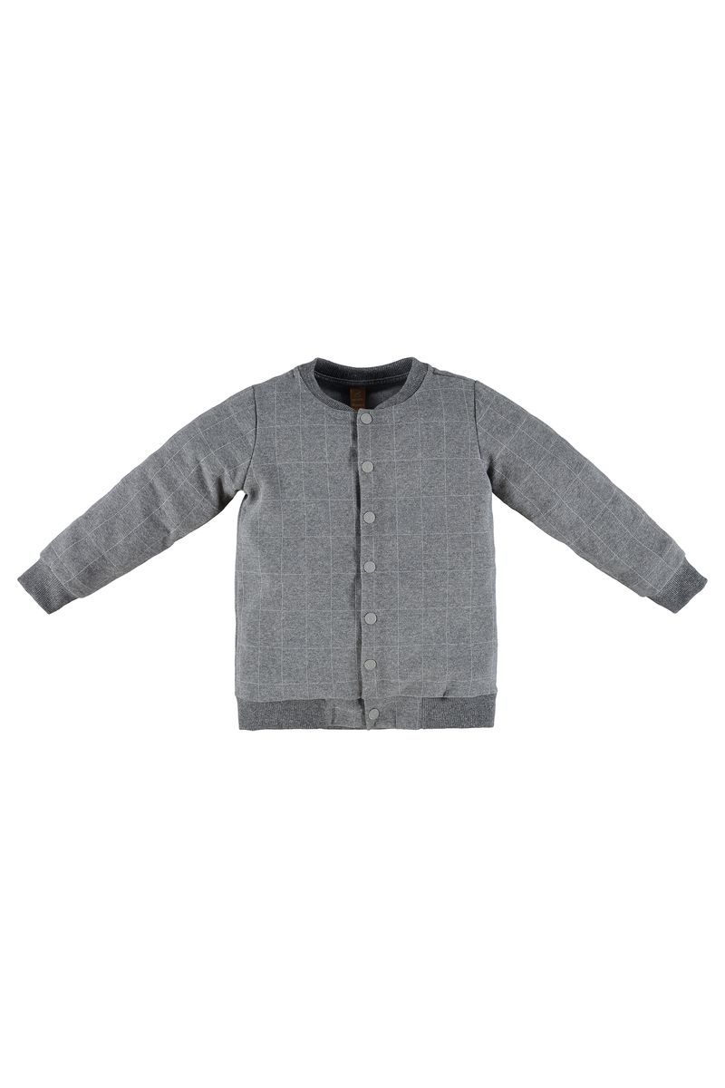 Up-Baby---Jaqueta-Bomber-em-Malha-Xadrez-Jacquard-Masculina-Infantil-Cinza