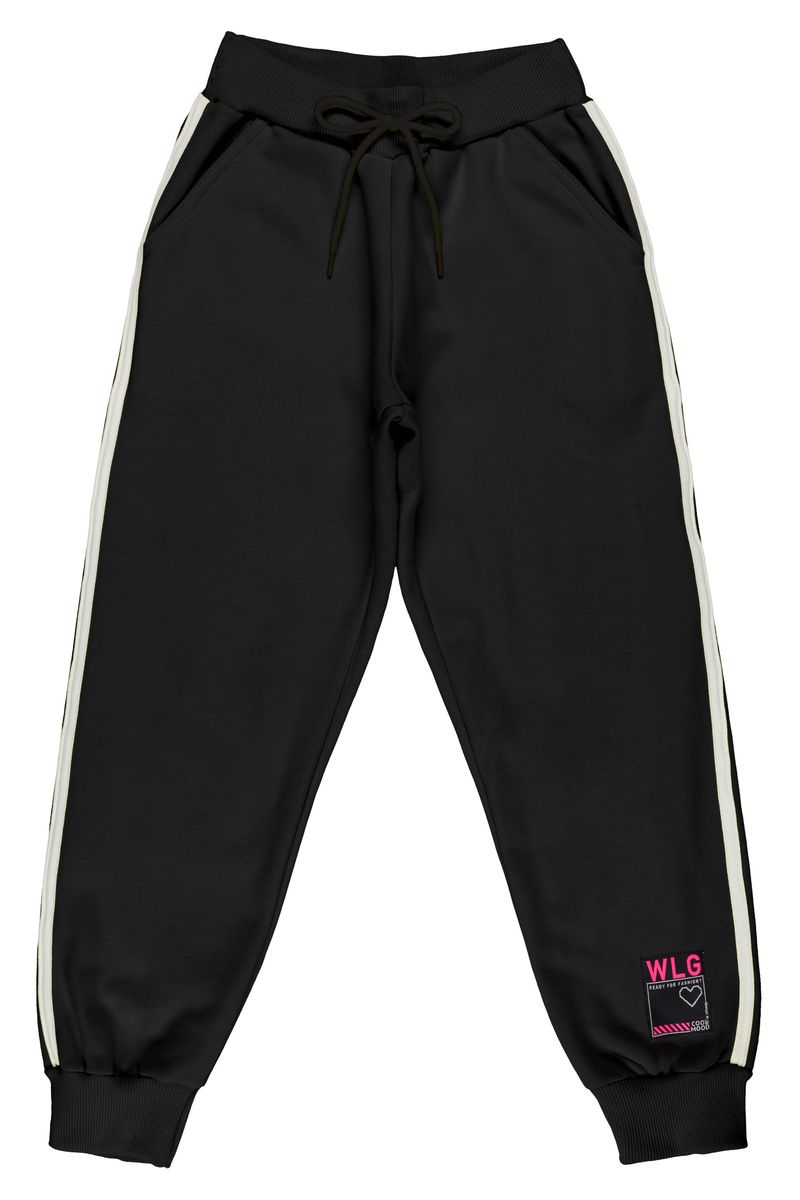 Gloss---Calca-em-Moletom-Juvenil-para-Meninas-Preto