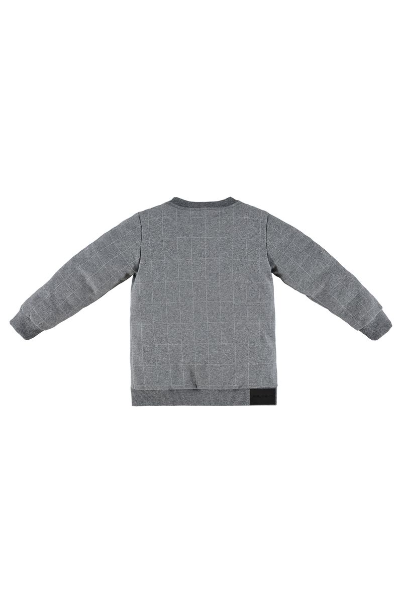 Up-Baby---Jaqueta-Bomber-em-Malha-Xadrez-Jacquard-Masculina-Infantil-Cinza