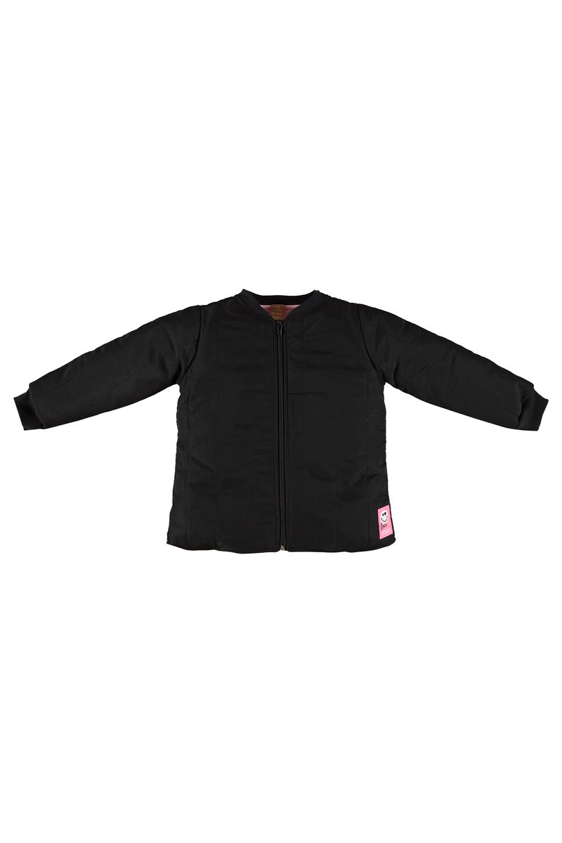Up-Baby---Jaqueta-em-Matelasse-Infantil-Feminina-Preto