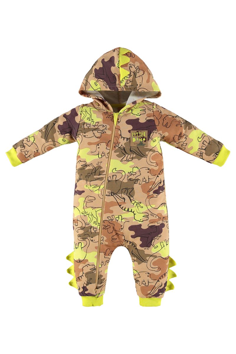 Up-Baby---Macacao-Longo-de-Dinossauro-com-Escamas-para-Bebe-Menino-Marrom