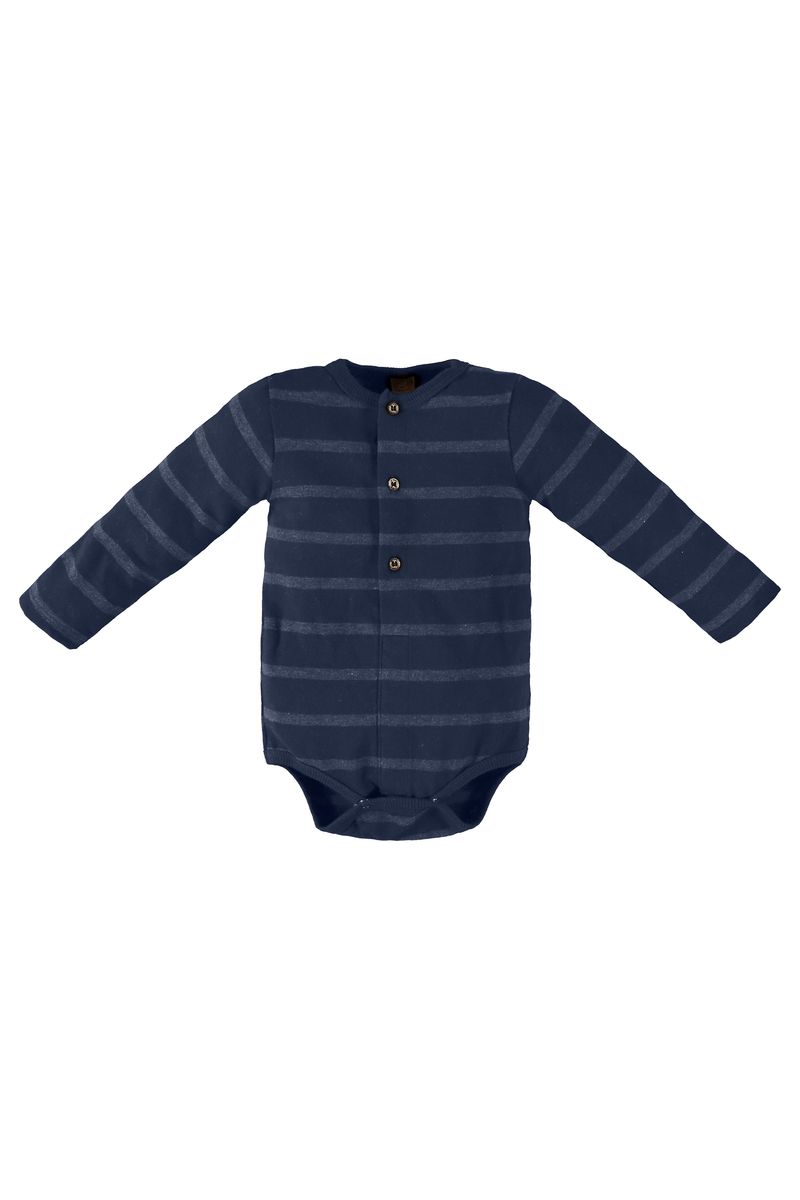 Up-Baby---Conjunto-com-Jardineira-e-Body-Manga-Longa-para-Bebe-Menino-Azul-escuro