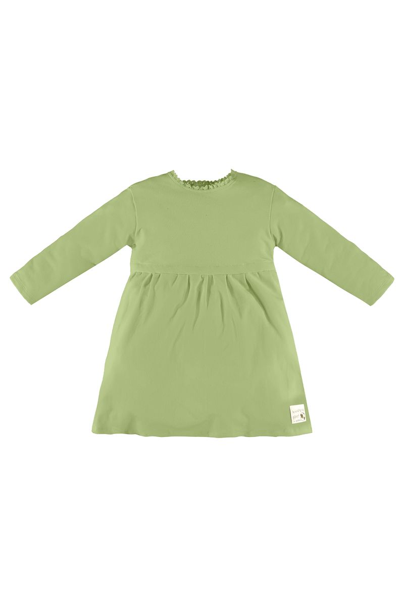 Up-Baby---Vestido-Manga-Longa-Infantil-Nature-em-Molecotton-Verde