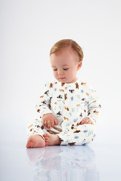 Macacão para Bebês em Suedine (Bege) Up Baby