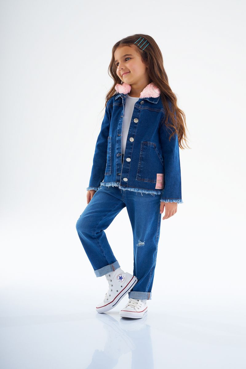 Up-Baby---Jaqueta-Jeans-Infantil-Feminina-Azul-Escuro