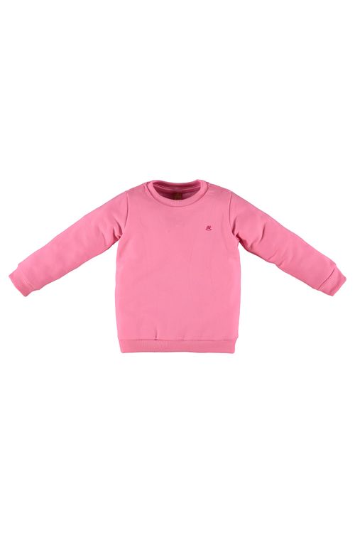 Blusão de Moletom Infantil Feminino (Rosa Pink) Up Baby