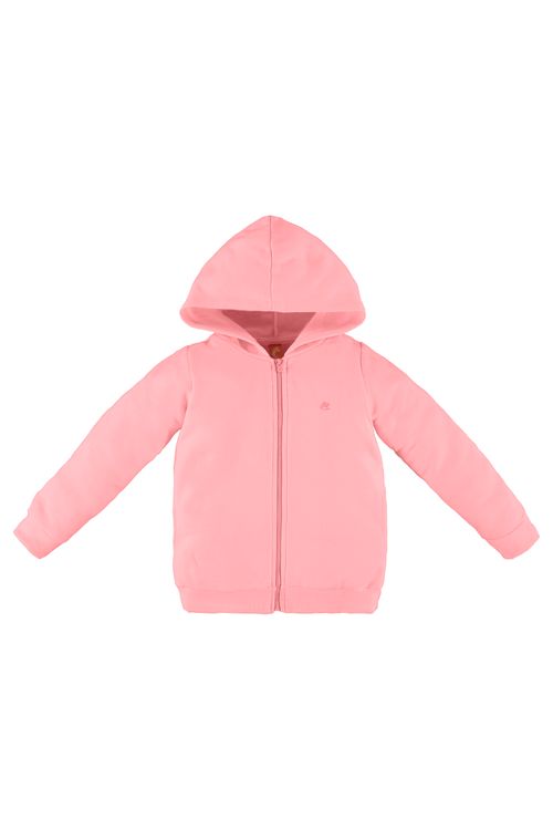 Jaqueta de Moletom Infantil Feminino (Rosa) Up Baby