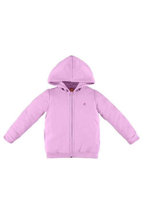 Jaqueta de Moletom Infantil Feminino (Roxo) Up Baby