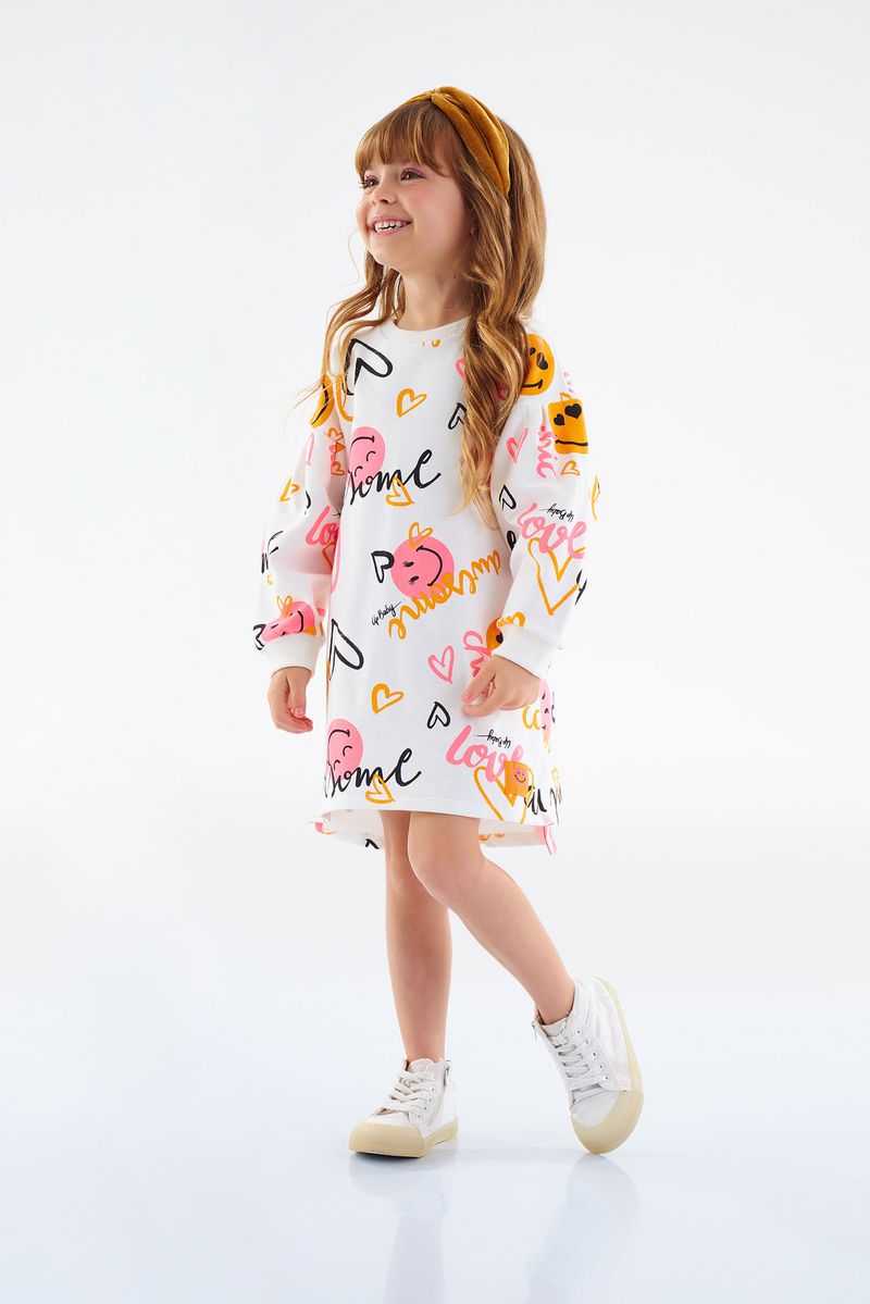Up-Baby---Vestido-Infantil-em-Molecotton-Bege