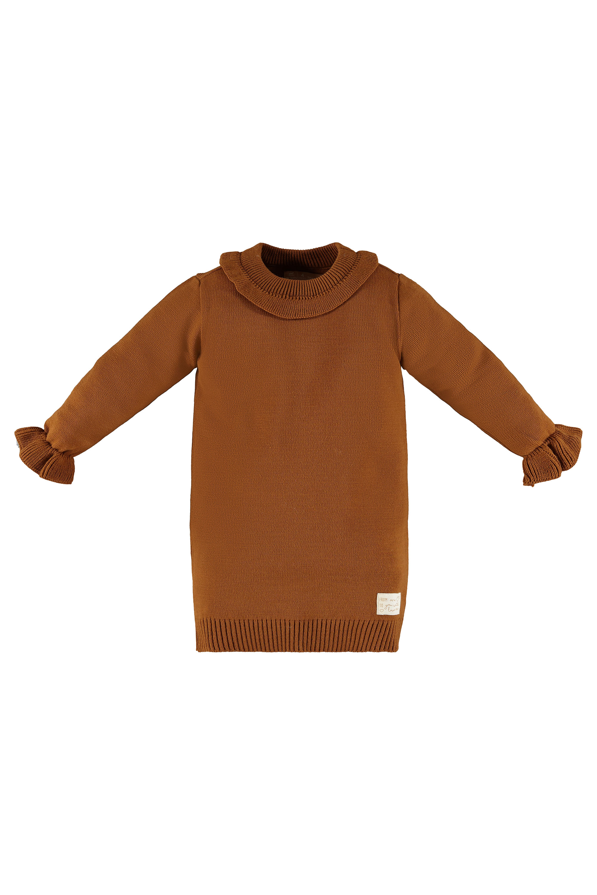 Vestido Infantil em Tricot (Amarelo Escuro) Up Baby