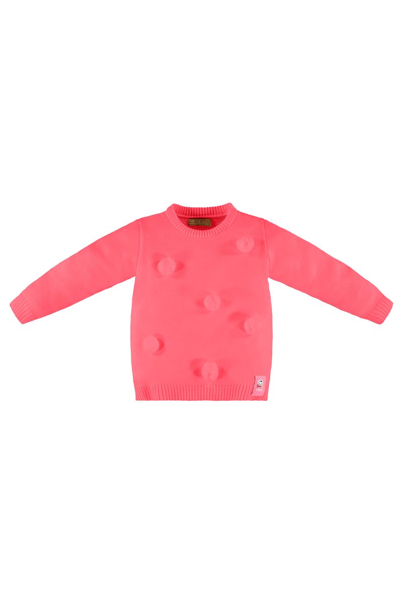 Up-Baby---Blusao-Feminino-Infantil-em-Tricot-Rosa-Pink