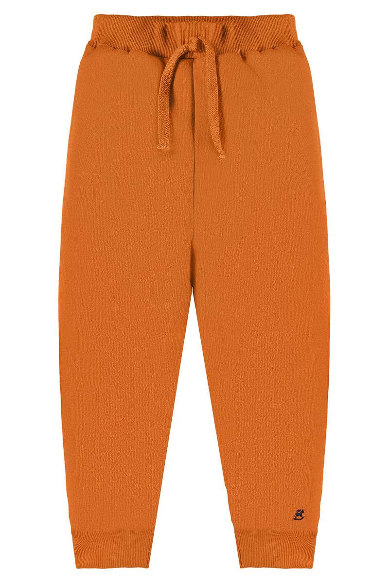 Up-Baby---Calca-Infantil-Masculina-Basica-em-Moletom-Laranja