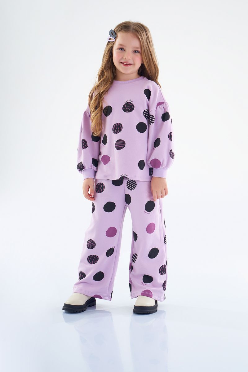 Up-Baby---Conjunto-Blusao-e-Calca-Pantalona-em-Molecotton-Infantil-para-Menina-Roxo